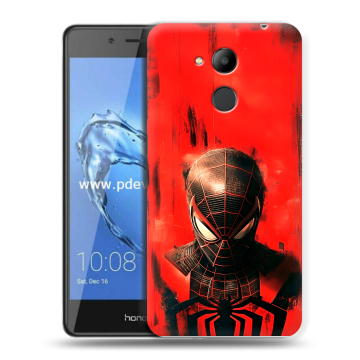 Пластиковый чехол на Huawei Honor 6C Pro с принтом человек паук spiderman Пластиковый чехол на Huawei Honor 6C Pro с принтом человек паук spiderman