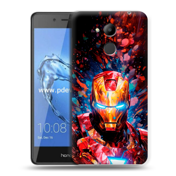 Пластиковый чехол на Huawei Honor 6C Pro с принтом Железный человек Ironman Пластиковый чехол на Huawei Honor 6C Pro с принтом Железный человек Ironman