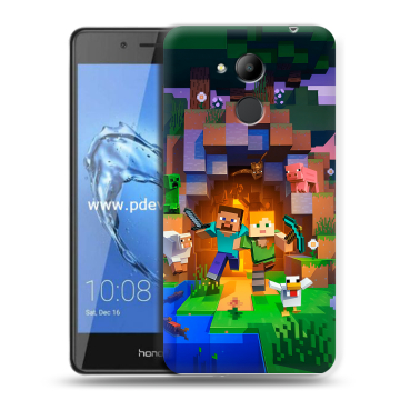 Пластиковый чехол на Huawei Honor 6C Pro с принтом Майнкрафт Minecraft Пластиковый чехол на Huawei Honor 6C Pro с принтом Майнкрафт Minecraft