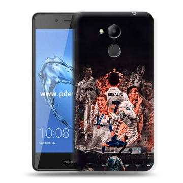 Пластиковый чехол на Huawei Honor 6C Pro с принтом Реал Роналдо Real Ronaldo
