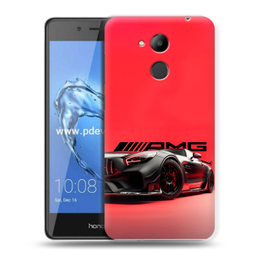 Пластиковый чехол на Huawei Honor 6C Pro с принтом Мерседес Mercedes AMG