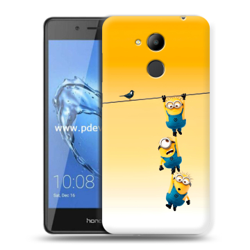 Пластиковый чехол на Huawei Honor 6C Pro с принтом Миньоны Пластиковый чехол на Huawei Honor 6C Pro с принтом Миньоны