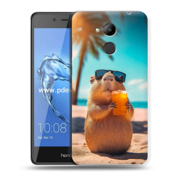 Пластиковый чехол на Huawei Honor 6C Pro с принтом Капибара