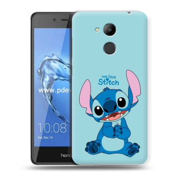 Пластиковый чехол на Huawei Honor 6C Pro с принтом Лило и Стич