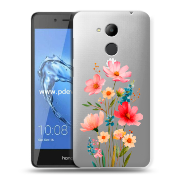 Пластиковый чехол на Huawei Honor 6C Pro с принтом Цветы