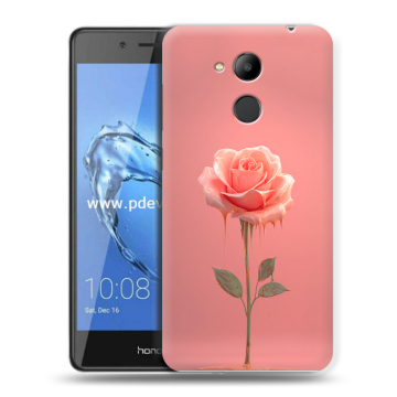 Пластиковый чехол на Huawei Honor 6C Pro с принтом Розовая роза