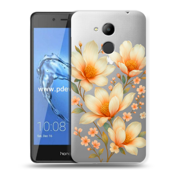 Пластиковый чехол на Huawei Honor 6C Pro с принтом Цветы