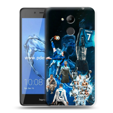 Пластиковый чехол на Huawei Honor 6C Pro с принтом Реал Роналдо Пластиковый чехол на Huawei Honor 6C Pro с принтом Реал Роналдо