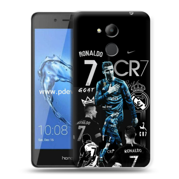 Пластиковый чехол на Huawei Honor 6C Pro с принтом Реал Роналдо
