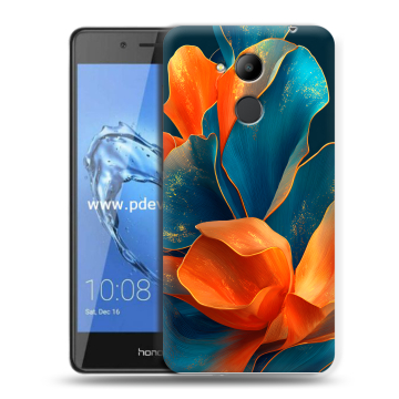 Пластиковый чехол на Huawei Honor 6C Pro с принтом Цветы