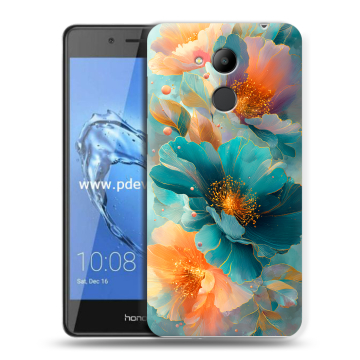 Пластиковый чехол на Huawei Honor 6C Pro с принтом Цветы
