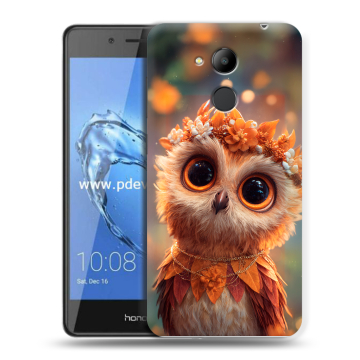 Пластиковый чехол на Huawei Honor 6C Pro с принтом Милая сова