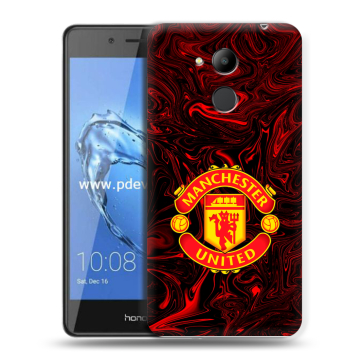 Пластиковый чехол на Huawei Honor 6C Pro с принтом Manchester United