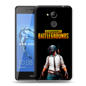 Пластиковый чехол на Huawei Honor 6C Pro с принтом PUGB ПАГБ Пластиковый чехол на Huawei Honor 6C Pro с принтом PUGB ПАГБ