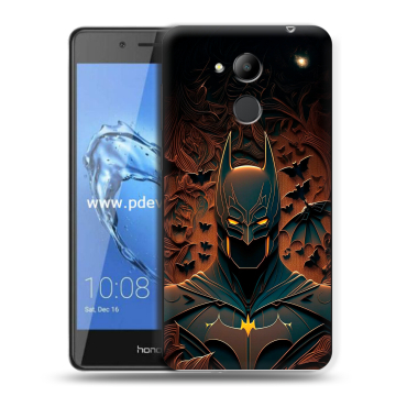Пластиковый чехол на Huawei Honor 6C Pro с принтом Batman Бэтмен