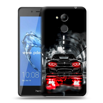 Пластиковый чехол на Huawei Honor 6C Pro с принтом BMW БМВ Пластиковый чехол на Huawei Honor 6C Pro с принтом BMW БМВ