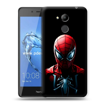 Пластиковый чехол на Huawei Honor 6C Pro с принтом Spiderman Человек паук