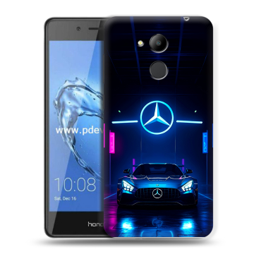 Пластиковый чехол на Huawei Honor 6C Pro с принтом Mercedes Мерседес Пластиковый чехол на Huawei Honor 6C Pro с принтом Mercedes Мерседес
