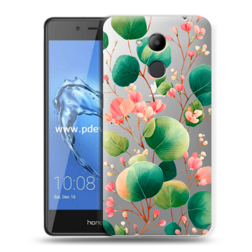 Пластиковый чехол на Huawei Honor 6C Pro с принтом женский