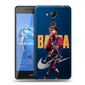 Пластиковый чехол на Huawei Honor 6C Pro с принтом Барселона Barca Yamal Пластиковый чехол на Huawei Honor 6C Pro с принтом Барселона Barca Yamal