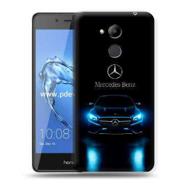 Пластиковый чехол на Huawei Honor 6C Pro с принтом Mercedes Мерседес