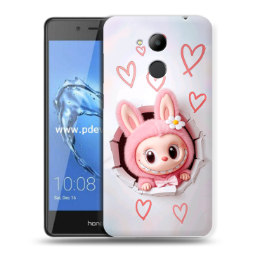 Пластиковый чехол на Huawei Honor 6C Pro с принтом Labubu Лабубу