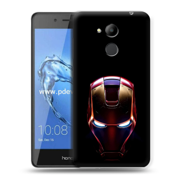 Пластиковый чехол на Huawei Honor 6C Pro с принтом IronMan Железный человек Пластиковый чехол на Huawei Honor 6C Pro с принтом IronMan Железный человек