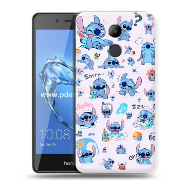 Пластиковый чехол на Huawei Honor 6C Pro с принтом Лило и Стич