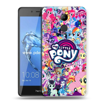 Пластиковый чехол на Huawei Honor 6C Pro с принтом My little pony Дружба чудо Пластиковый чехол на Huawei Honor 6C Pro с принтом My little pony Дружба чудо