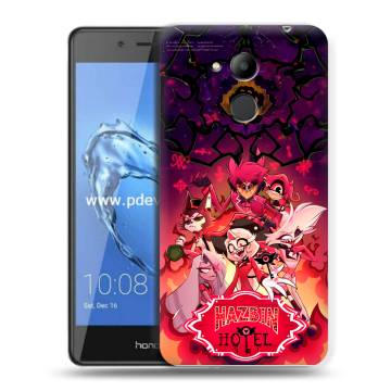 Пластиковый чехол на Huawei Honor 6C Pro с принтом Hazbin Hotel Отель Хазбин Пластиковый чехол на Huawei Honor 6C Pro с принтом Hazbin Hotel Отель Хазбин