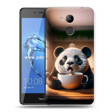 Пластиковый чехол на Huawei Honor 6C Pro с принтом смешная панда Пластиковый чехол на Huawei Honor 6C Pro с принтом смешная панда