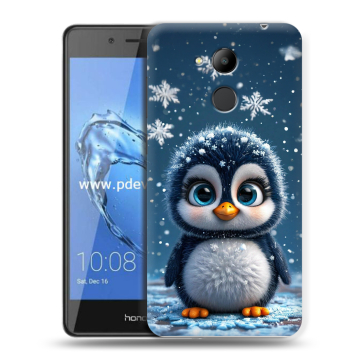Пластиковый чехол на Huawei Honor 6C Pro с принтом Новый год