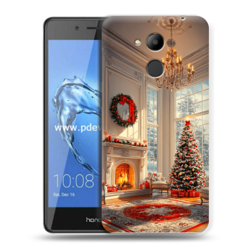 Пластиковый чехол на Huawei Honor 6C Pro с принтом Новый год
