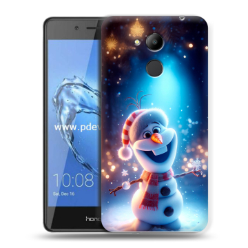 Пластиковый чехол на Huawei Honor 6C Pro с принтом Новый год