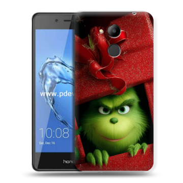 Пластиковый чехол на Huawei Honor 6C Pro с принтом Новый год
