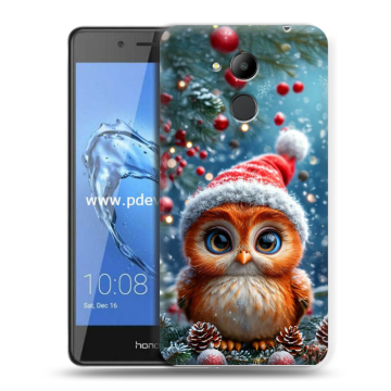 Пластиковый чехол на Huawei Honor 6C Pro с принтом Новый год