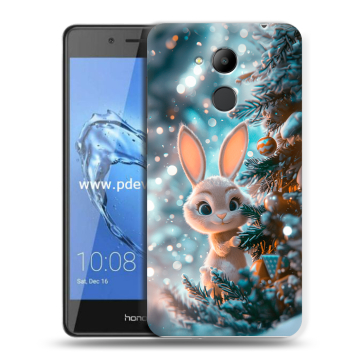 Пластиковый чехол на Huawei Honor 6C Pro с принтом Новый год