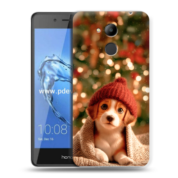 Пластиковый чехол на Huawei Honor 6C Pro с принтом Новый год