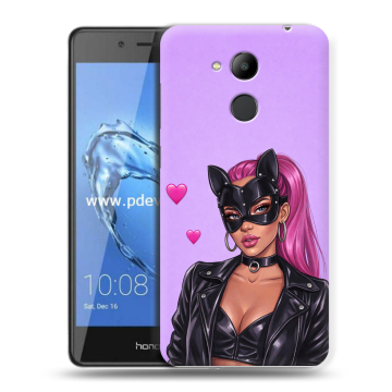 Пластиковый чехол на Huawei Honor 6C Pro с принтом женский