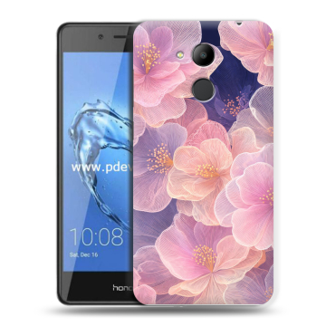 Пластиковый чехол на Huawei Honor 6C Pro с принтом женский