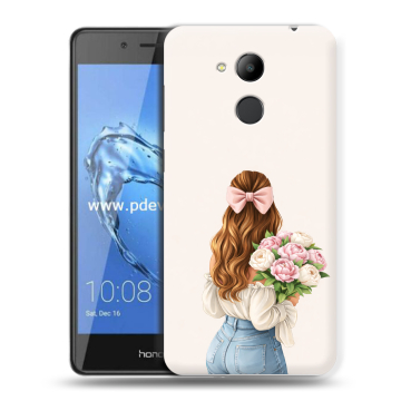 Пластиковый чехол на Huawei Honor 6C Pro с принтом женский Пластиковый чехол на Huawei Honor 6C Pro с принтом женский