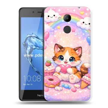 Пластиковый чехол на Huawei Honor 6C Pro с принтом для девочек Пластиковый чехол на Huawei Honor 6C Pro с принтом для девочек
