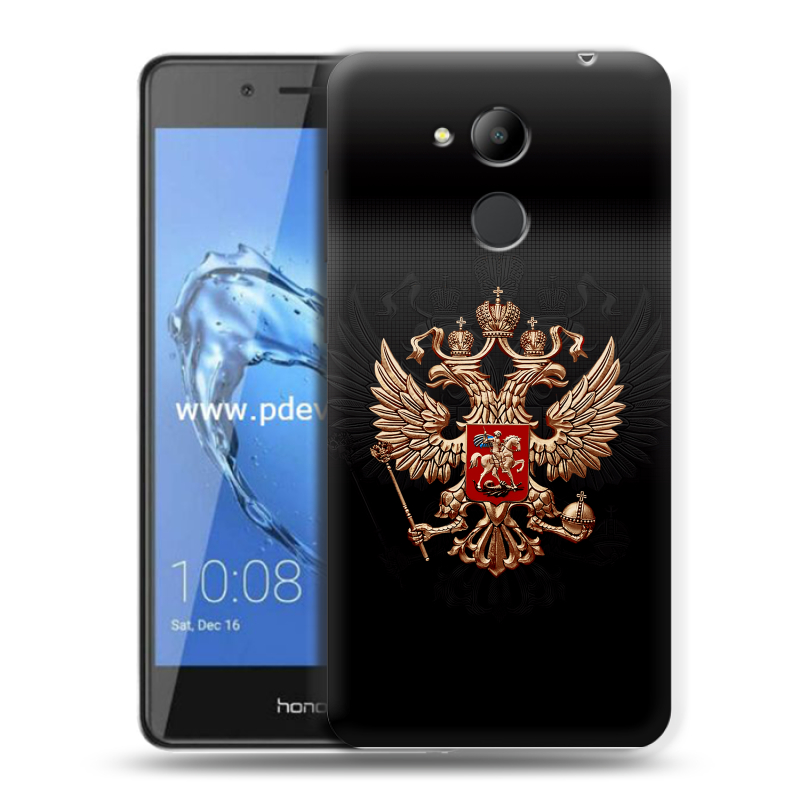 Пластиковый чехол на Huawei Honor 6C Pro с принтом Герб России Пластиковый чехол на Huawei Honor 6C Pro с принтом Герб России