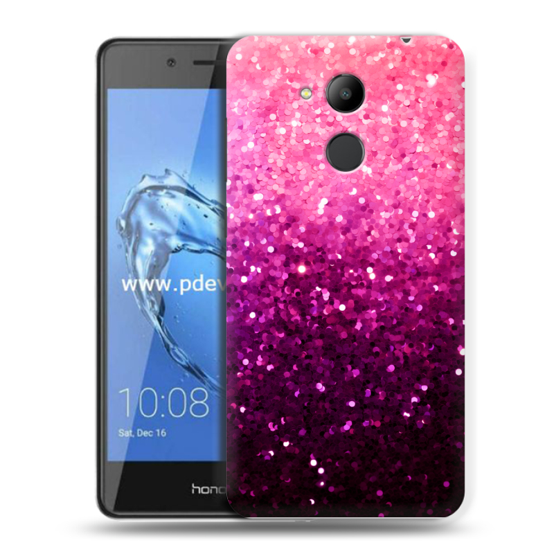Пластиковый чехол на Huawei Honor 6C Pro с принтом Блестки Пластиковый чехол на Huawei Honor 6C Pro с принтом Блестки