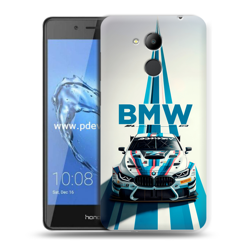 Пластиковый чехол на Huawei Honor 6C Pro с принтом БМВ BMW Пластиковый чехол на Huawei Honor 6C Pro с принтом БМВ BMW