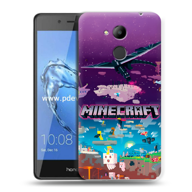 Пластиковый чехол на Huawei Honor 6C Pro с принтом Майнкрафт Minecraft Пластиковый чехол на Huawei Honor 6C Pro с принтом Майнкрафт Minecraft
