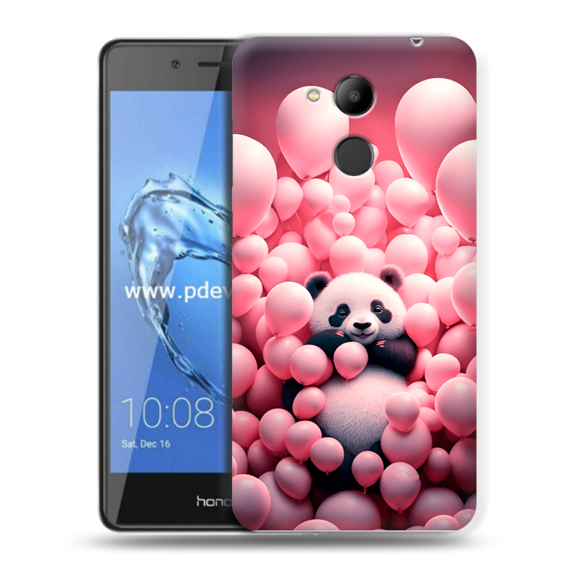 Пластиковый чехол на Huawei Honor 6C Pro с принтом Панда Пластиковый чехол на Huawei Honor 6C Pro с принтом Панда