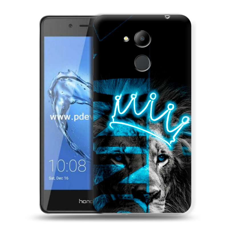 Пластиковый чехол на Huawei Honor 6C Pro с принтом Король лев Пластиковый чехол на Huawei Honor 6C Pro с принтом Король лев