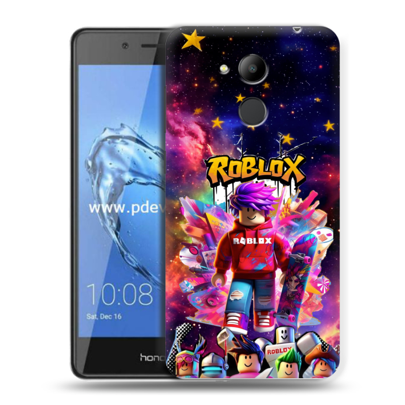 Пластиковый чехол на Huawei Honor 6C Pro с принтом Roblox Роблокс Пластиковый чехол на Huawei Honor 6C Pro с принтом Roblox Роблокс