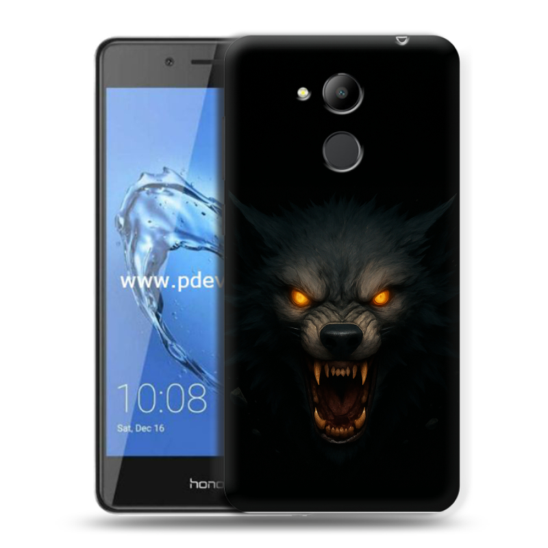 Пластиковый чехол на Huawei Honor 6C Pro с принтом Волк Пластиковый чехол на Huawei Honor 6C Pro с принтом Волк